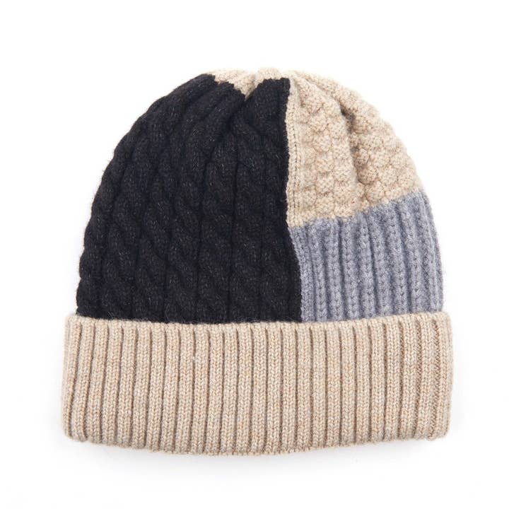 Truly Contagious - Wholesale Beanie - Women's - CC Color-Blocking Beanie ( HAT-2065 )