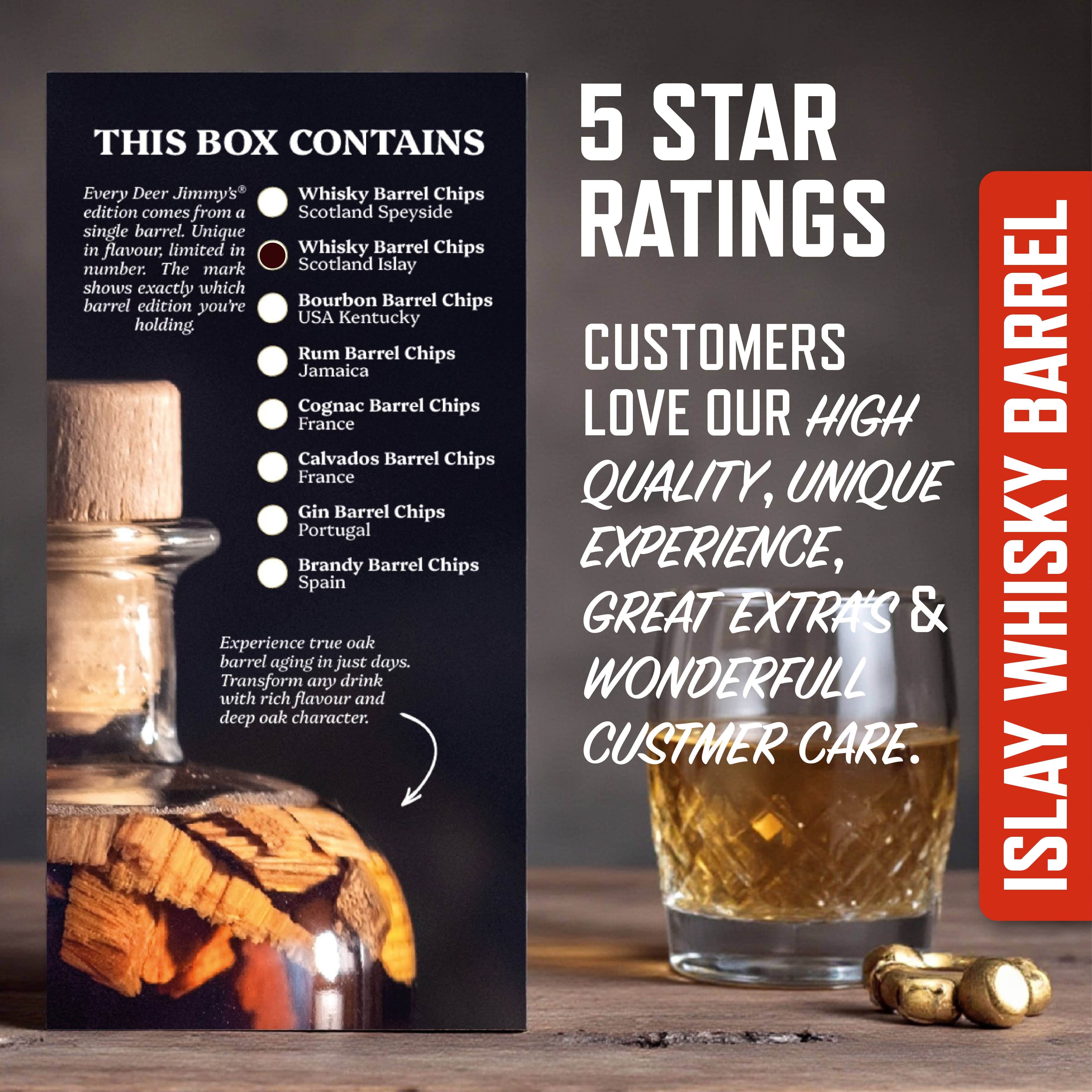 Deer Jimmy's® – wholesale DIY Drink Kit – Deer Jimmy's® DIY Whisky Presentset – Islay Whiskyfat8