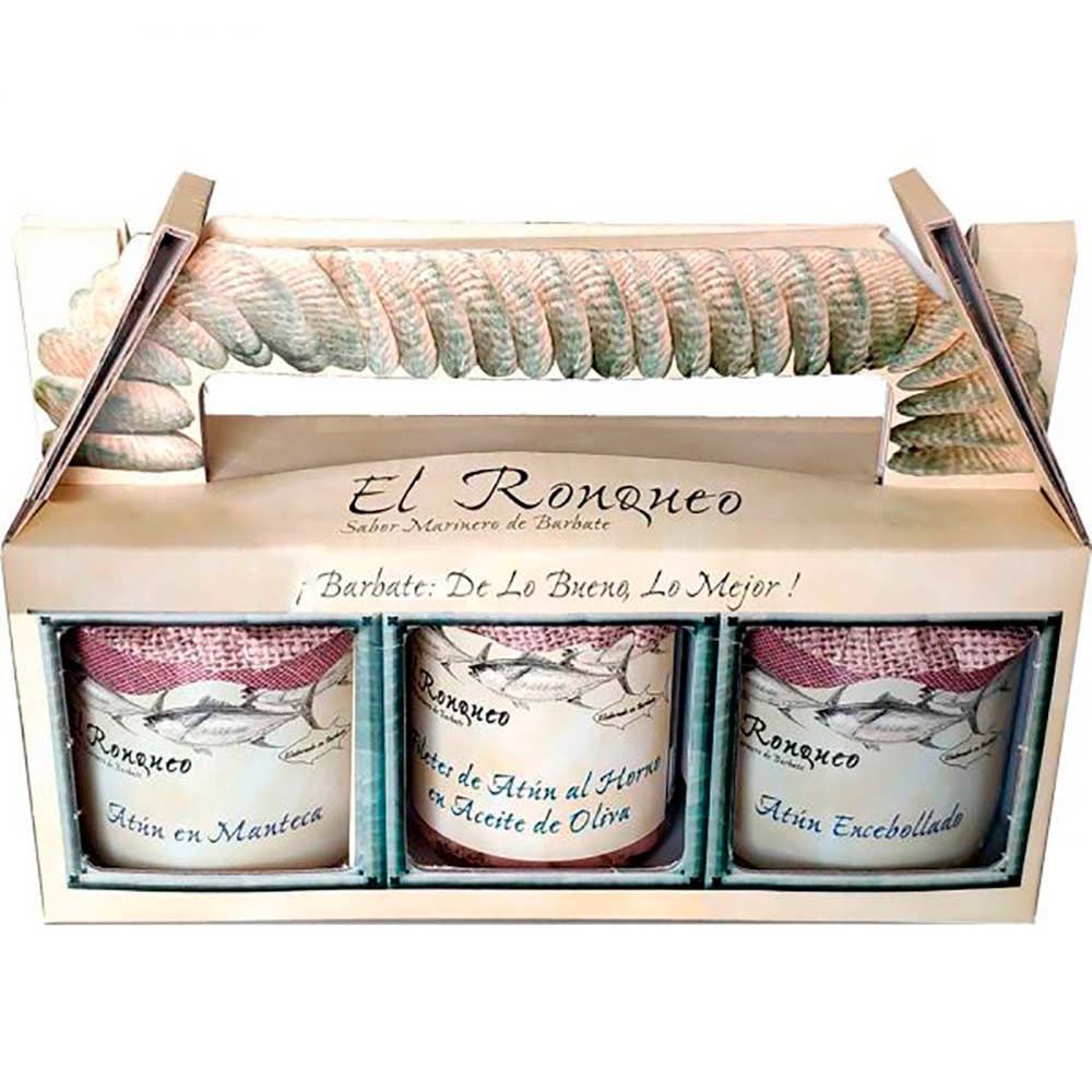 El Ronqueo - Vente Poissons en conserve - Coffret 3 spécialités de thon El Ronqueo0