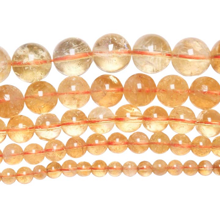 Foliesbijoux - Wholesale Beaded Bracelet - Heated Citrine bead wire A+