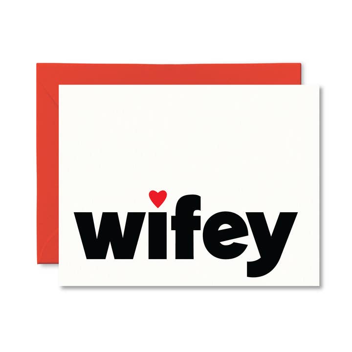 Wifey Card for wholesale by Pretty by Her