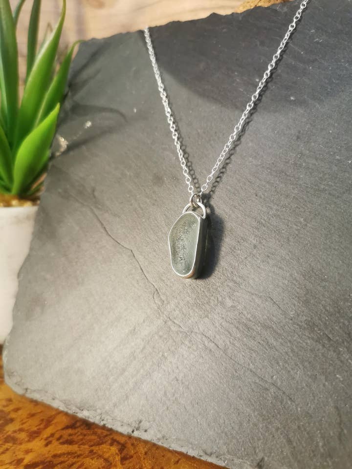 Seaglass Necklace for wholesale by Caerynys Shed Jewellery