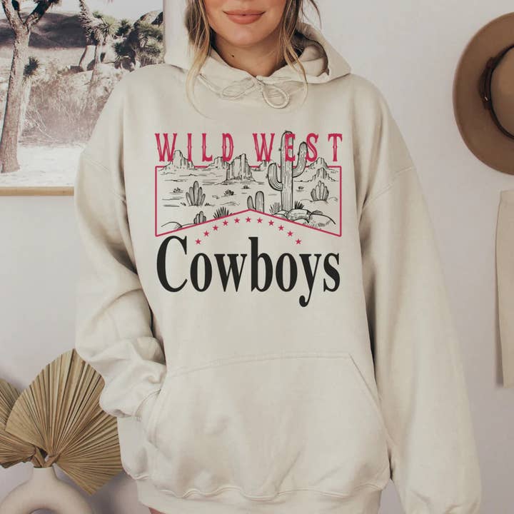 Wild West Hoodie for wholesale by The Hive Boutique Wholesale