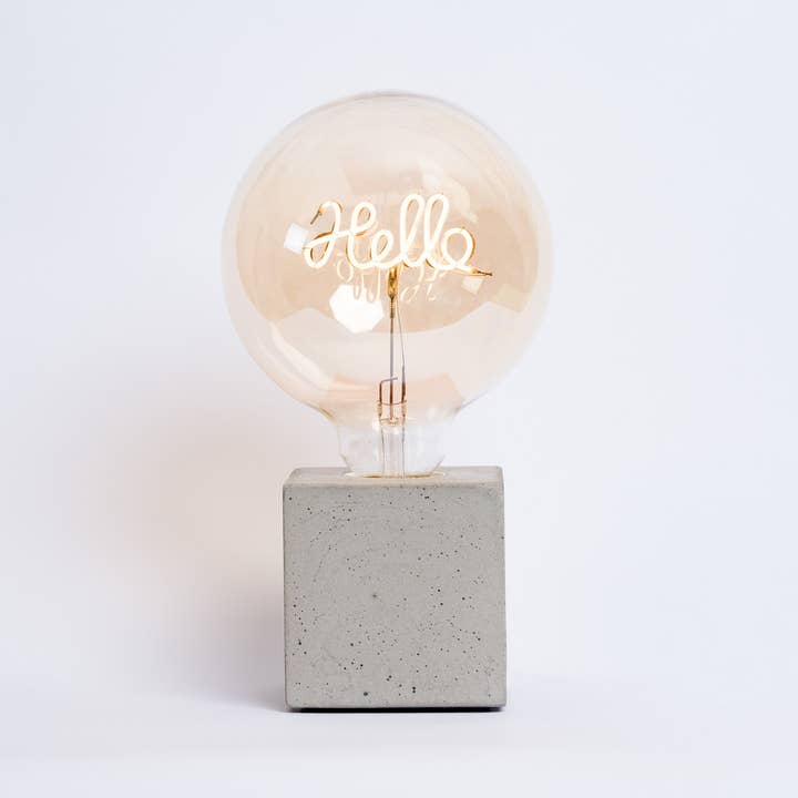 Lampada Hello - Cemento grigio per la vendita all'ingrosso da parte di Junny