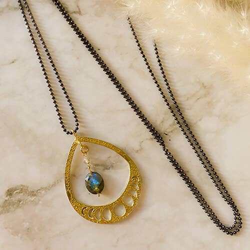 Long Moon Phase Tear Drop for wholesale by Santore Jewelry Company