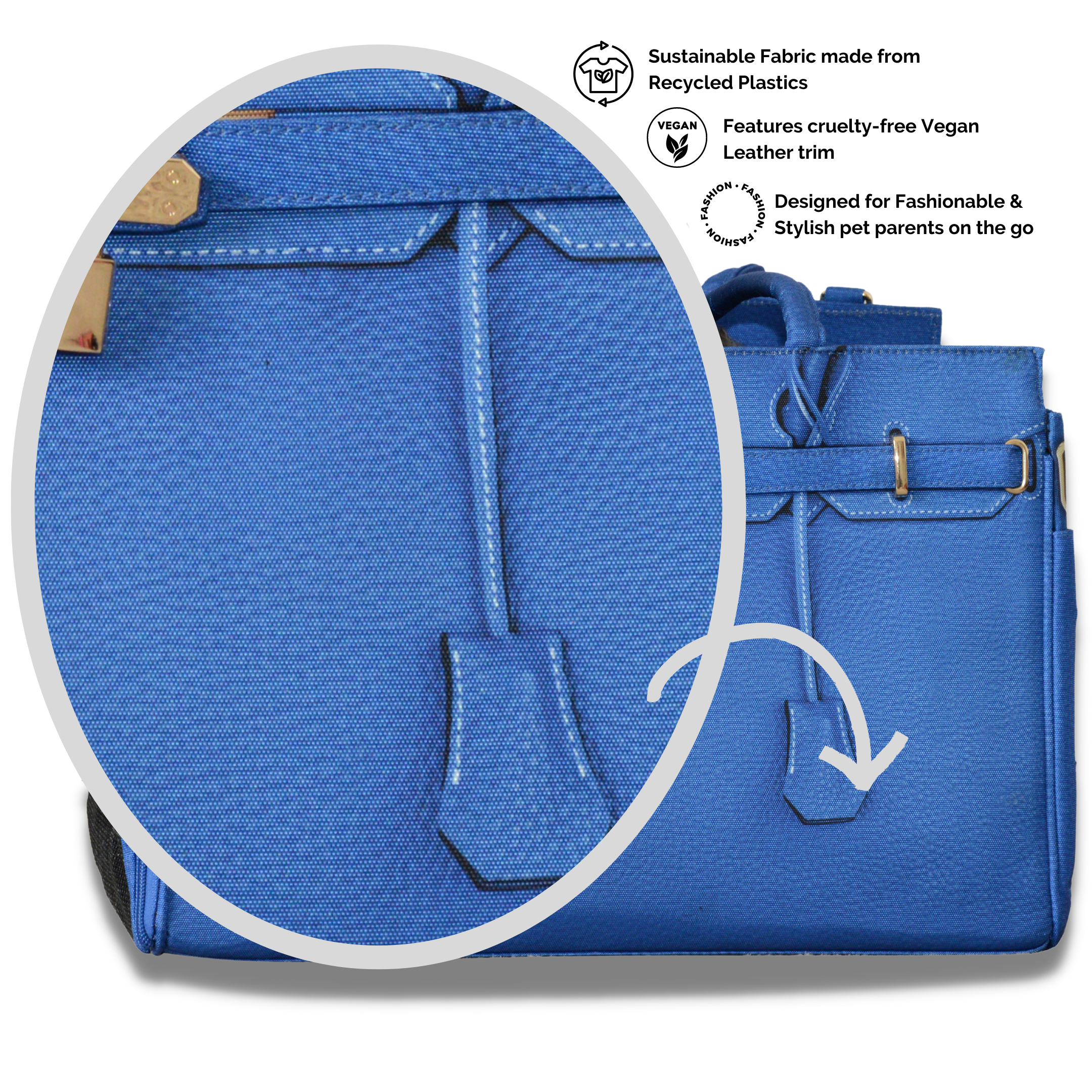 A Pet with Paws® LLC - Wholesale Pet Carrier - Cat/Dog - Madison Carrier With Pet Trek8