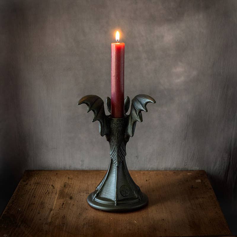 Pacific Trading - Wholesale Candle Holder - Vespertilio Haunted Mansion Bat Candle Holder7