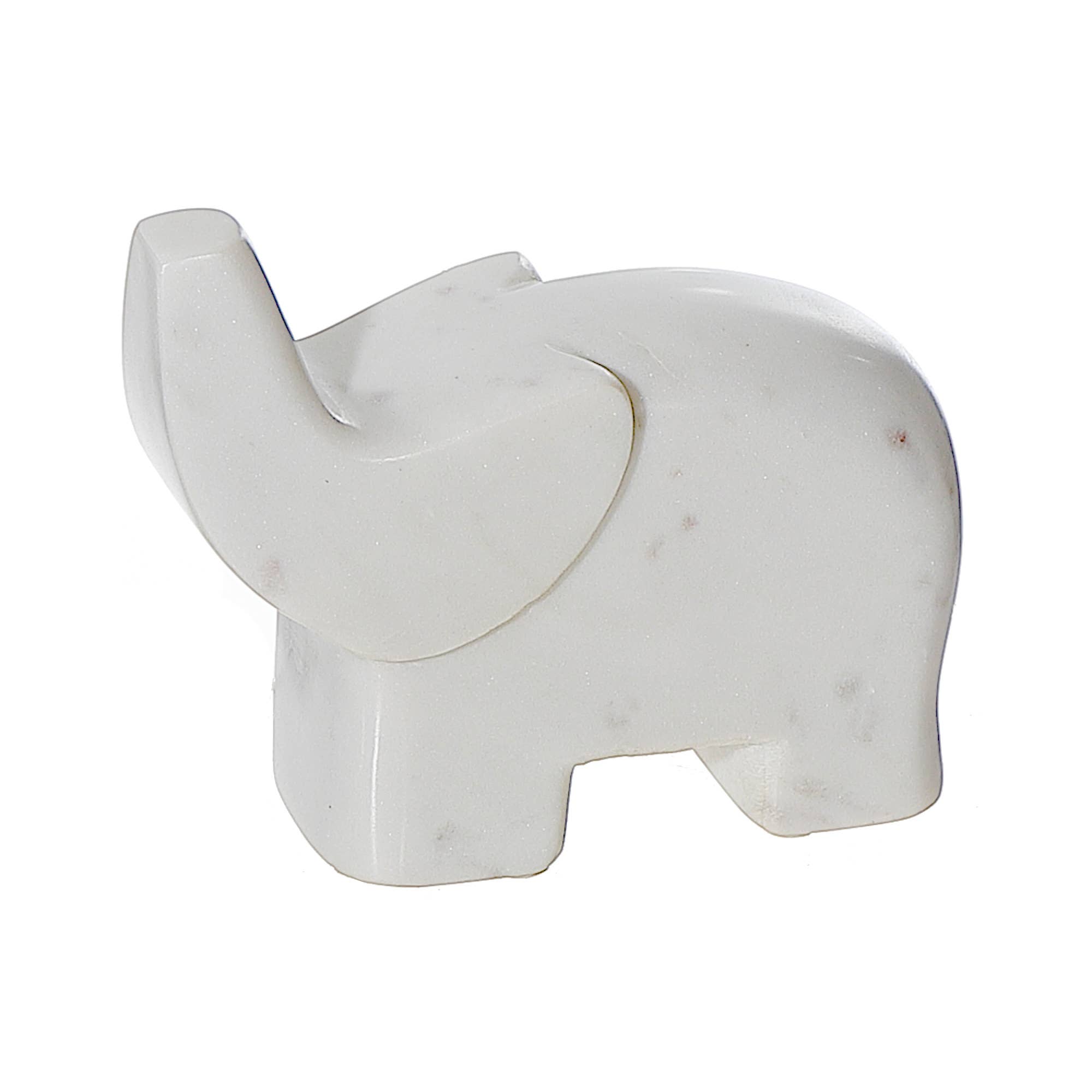 White Marble Elephant Decorativer for wholesale on Faire