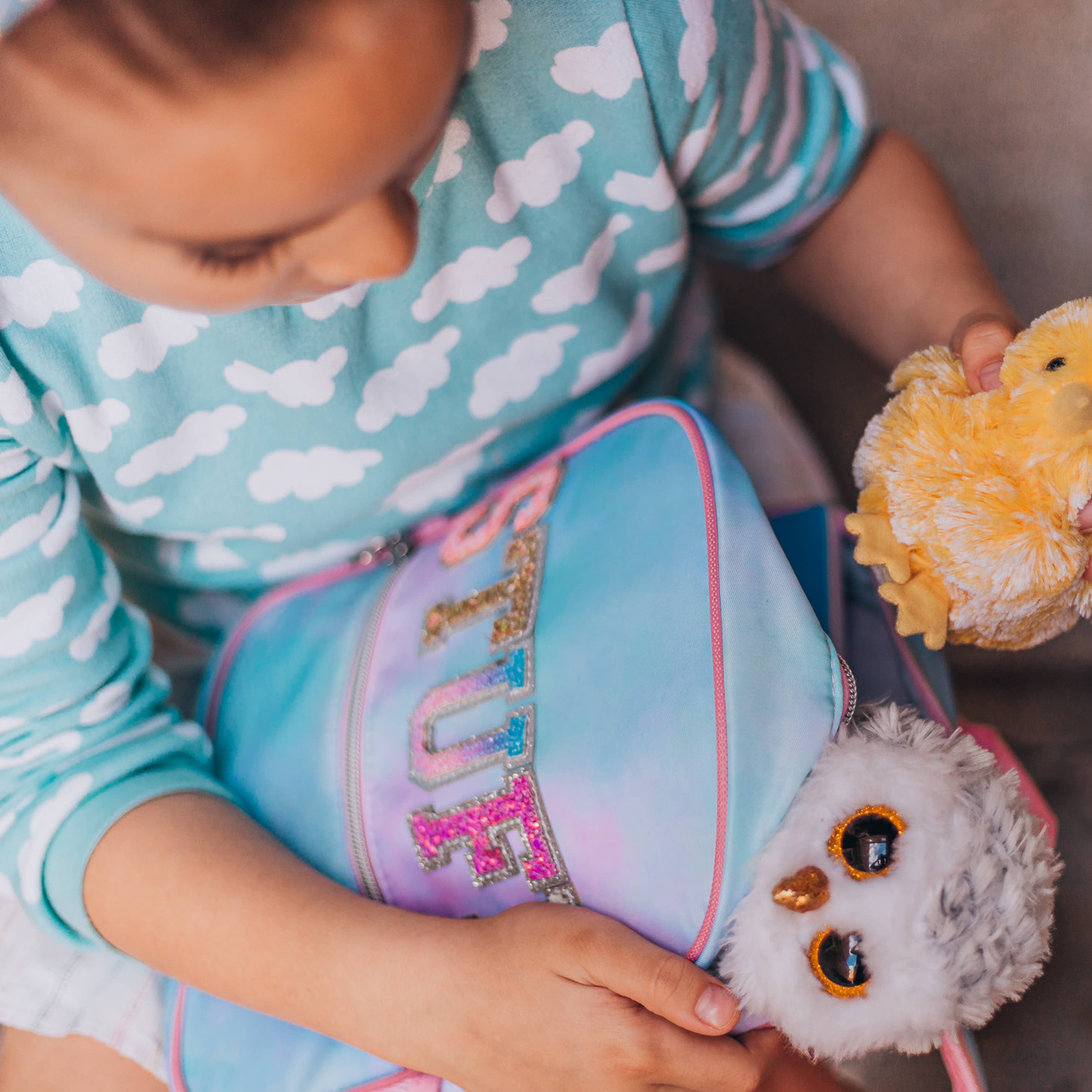 Frog Sac - Wholesale Backpack - Kids - Girls Backpack with Glitter Varsity Letters - Mini Tie Dye9