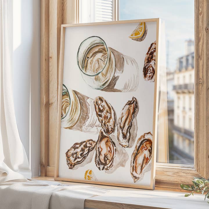 Oyster nr. 2 Giclee-tryk for engroshandel hos HadsComerArt
