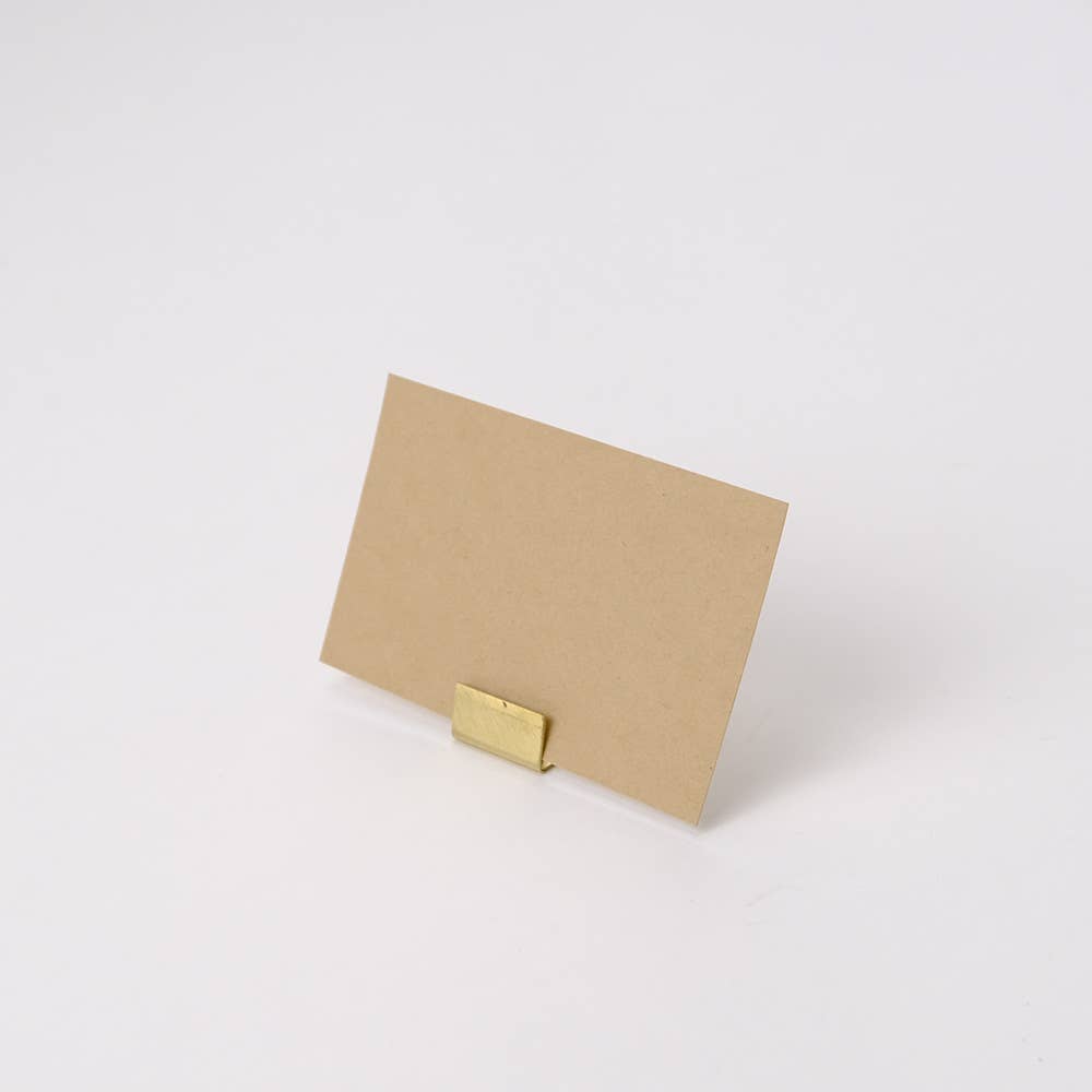 shesay - Wholesale Place Card / Place Holder - Brass Card Narrow Stand - Set of 20 Card Holders5