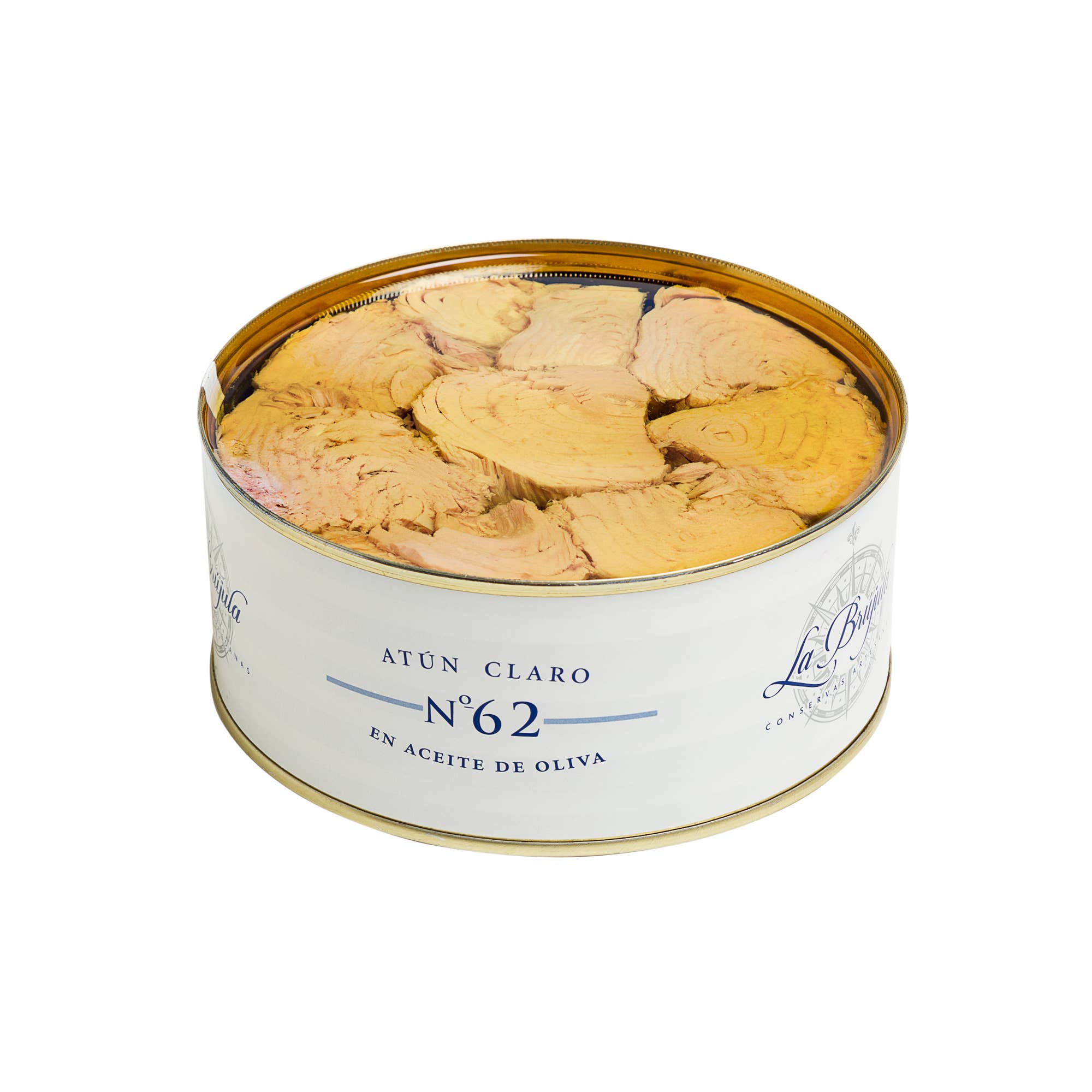 Conservas La Brújula - Wholesale Tinned Fish - Yellowfin Tuna Trunk In Olive Oil RO1000. LB62