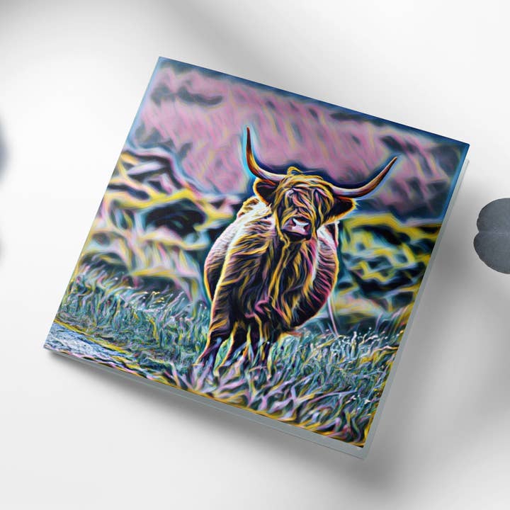 Konstsamling: Höglandsdrottning med Ljus Plommonkuvert för wholesale av 5C Designs