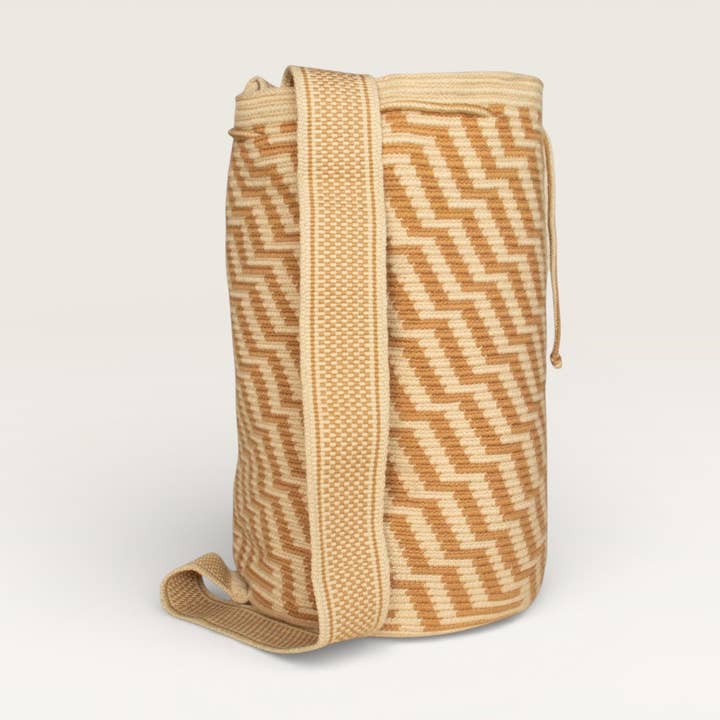 Zigzag Rucksack | Almond für den Großhandel von Guajii Design