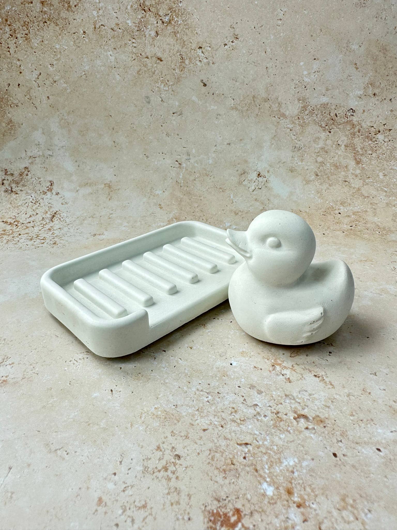 Smells Like Home Store - Venta al por mayor Platitos para jabón de baño - Jabonera rectangular de concreto ArcEdge1