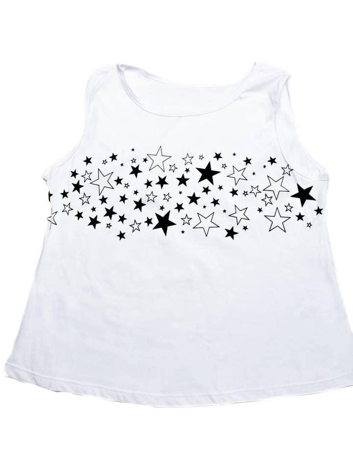 Stars Ombre Tank for wholesale by Fanilu