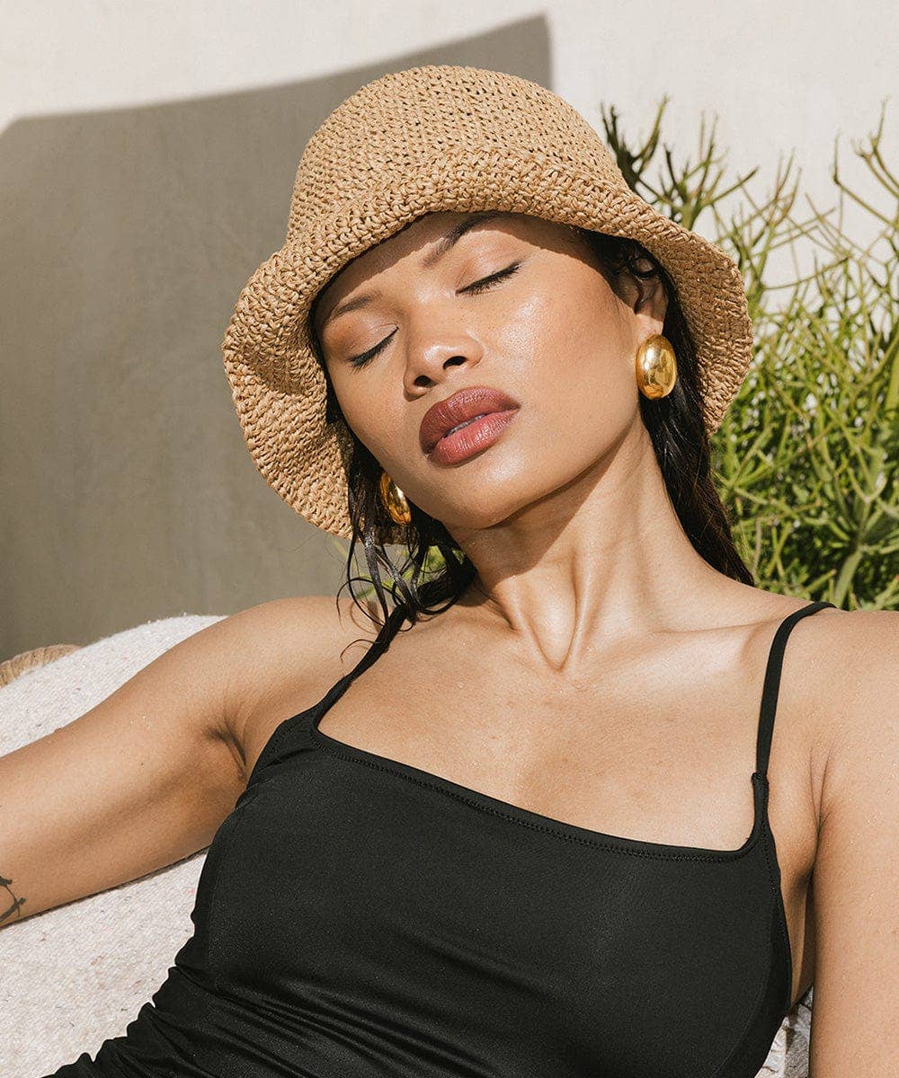 Gigi Pip - Wholesale Bucket Hat - Women's - Sal Crochet Bucket Hat3