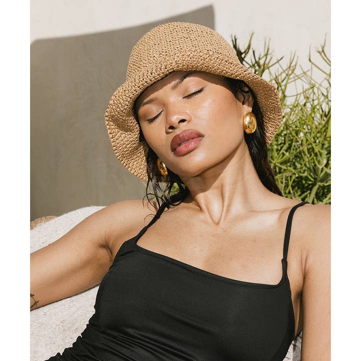 Gigi Pip - Wholesale Bucket Hat - Women's - Sal Crochet Bucket Hat3