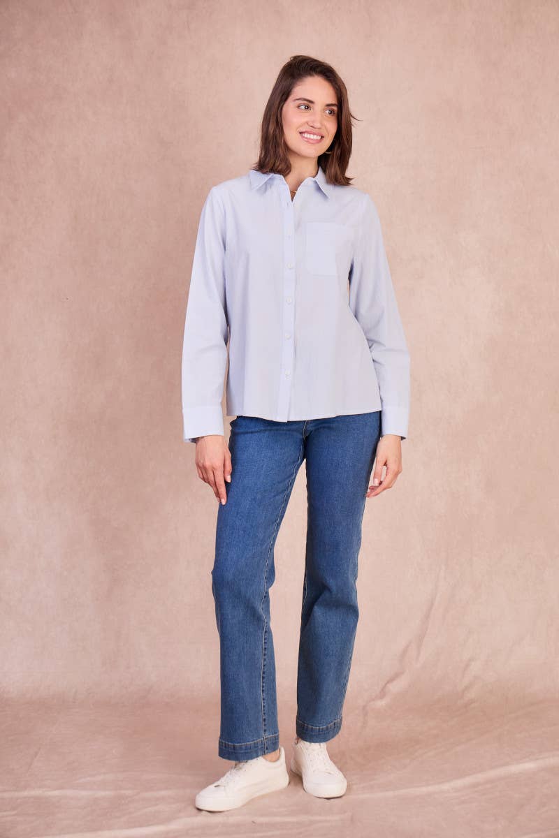 Calie Paris – Camisa com botões no colarinho – Mulher por atacado – Camisa ARIANNE – Clássica com sofisticação sutil11