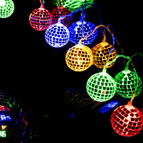 Fizz Creations Inc - Wholesale String Lights - Disco Mirror Ball String Lights