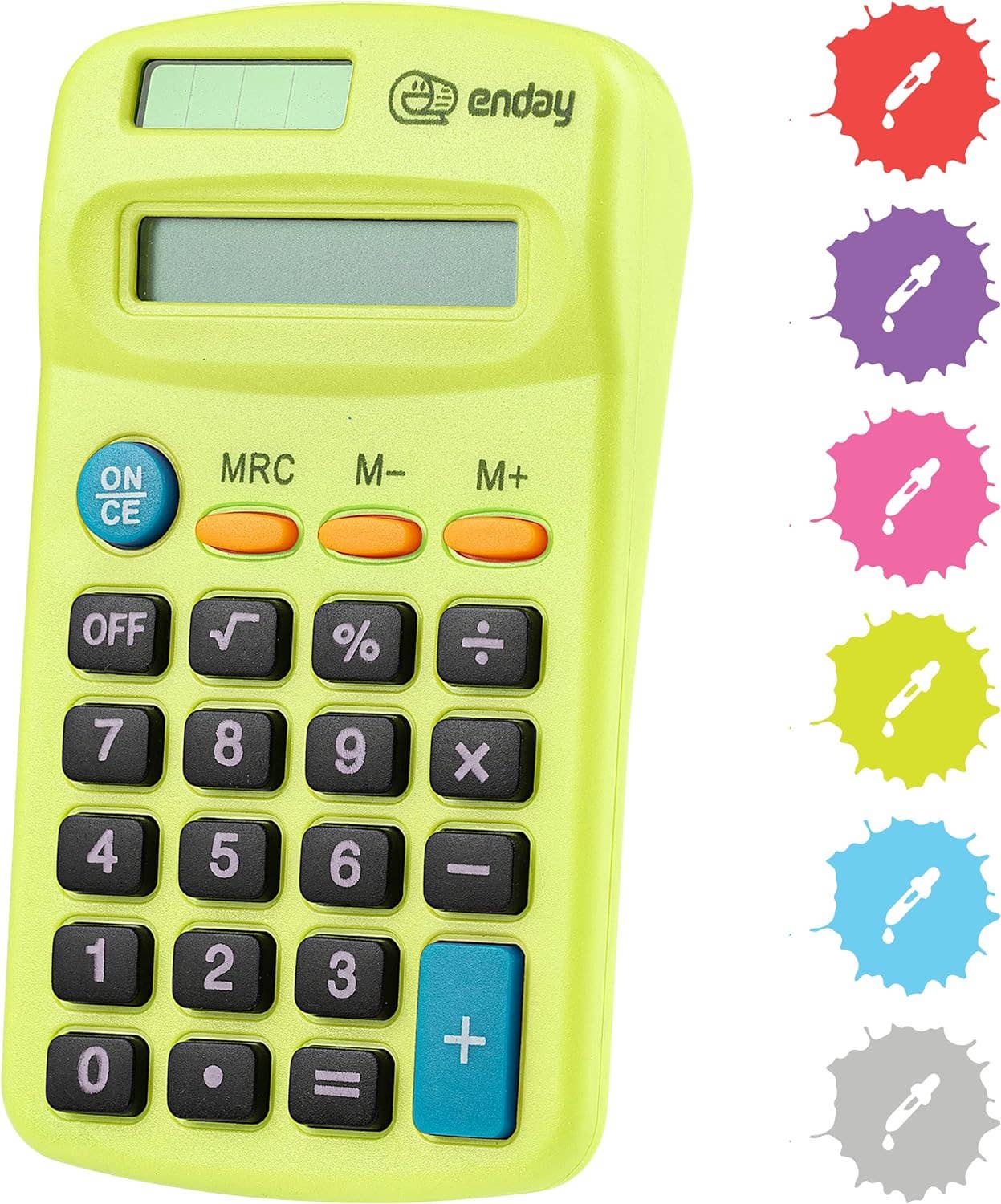 enday - Wholesale Calculator - 8-Digit Dual Power Pocket Size Calculator3