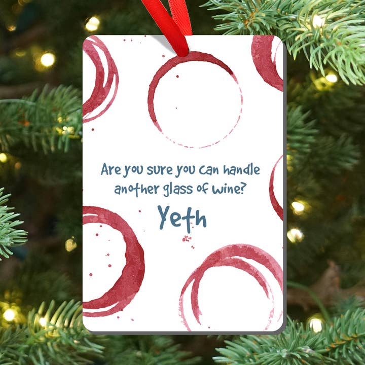 Aimant et décoration Yeah Wine pour la vente par Design Corner