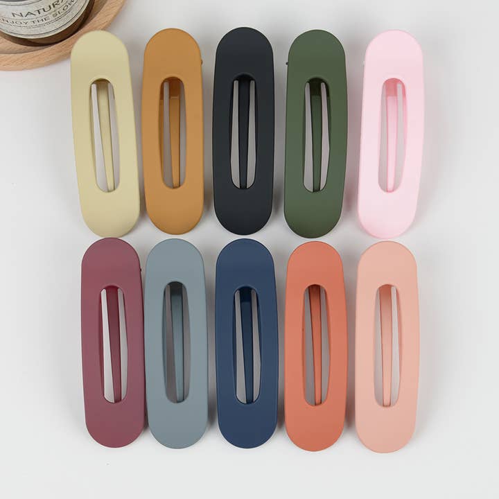 TheDivaSoap - Wholesale Hair Clip - Women's - Solid Color Matte Duckbill Clip
