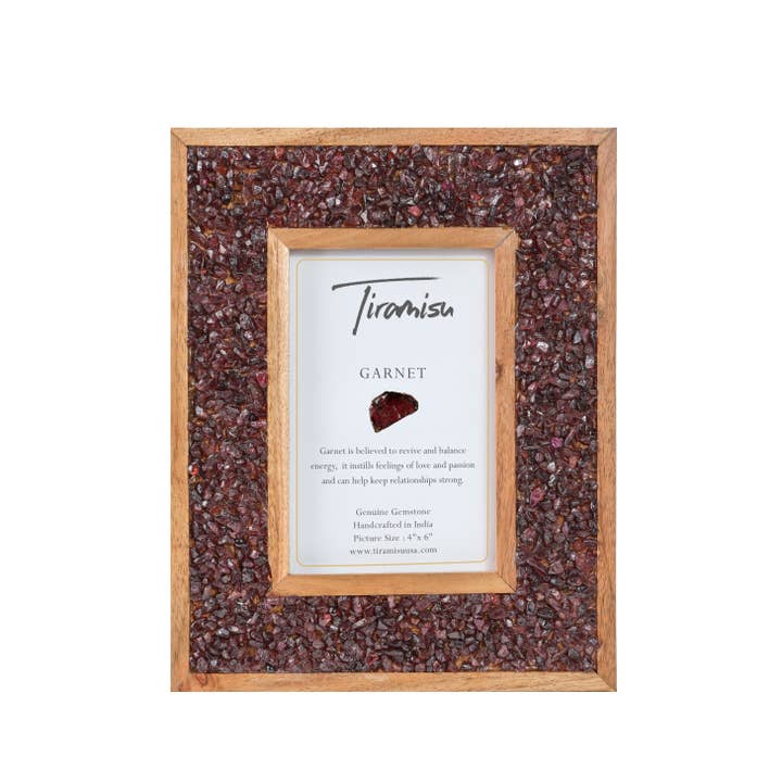 Tiramisu - Wholesale Picture Frame - Ember Glow Garnet Picture Frame - Acacia Wood Craftsmanship2