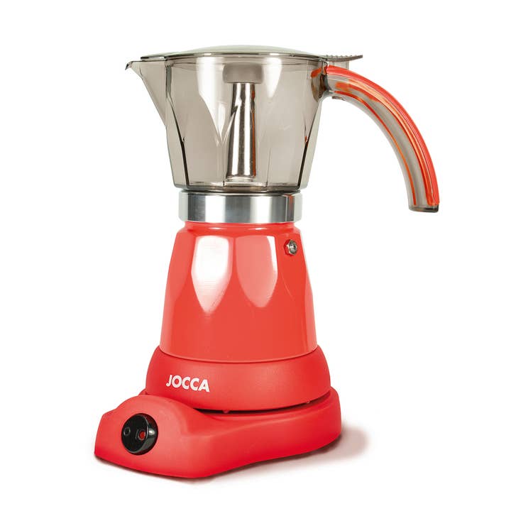 Cafetera Eléctrica Italiana Roja for wholesale by JOCCA