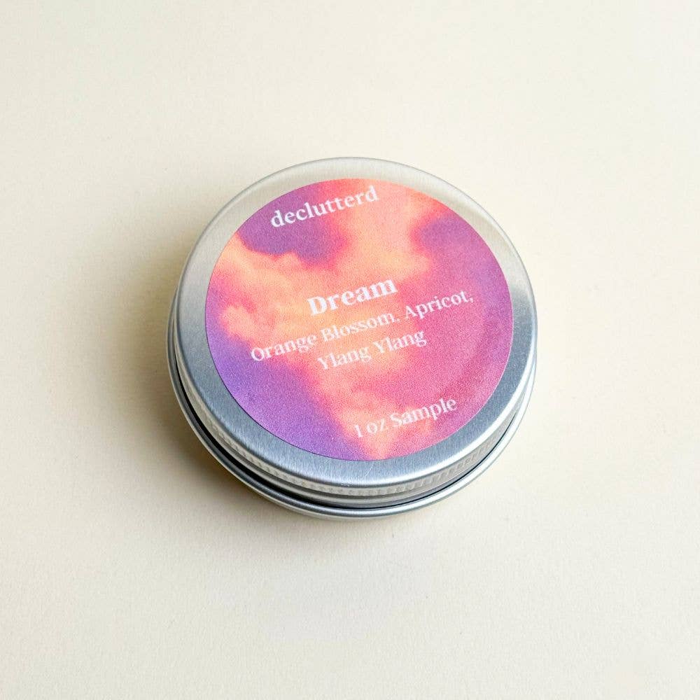 declutterd - Wholesale Travel Candles - Candle Tin Sample 1 oz Wood Wick Non Toxic Coconut Soy Wax4