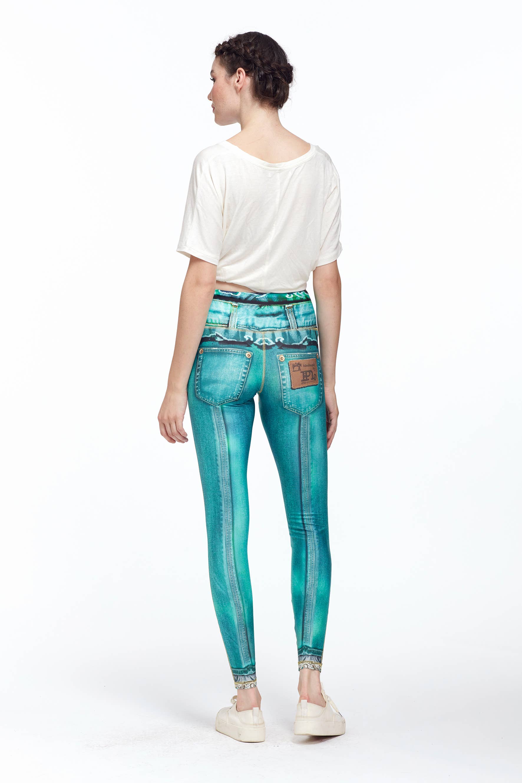 IPNG Design - Wholesale Fashion Leggings - Women's - Denim Print Leggings Sezar - Basic11
