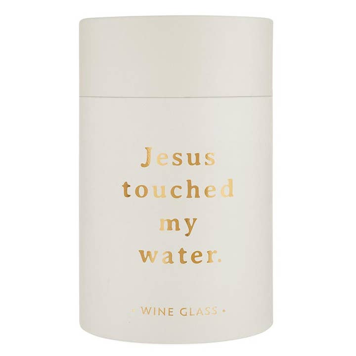 Santa Barbara Design Studio by Creative Brands - Wholesale Wine Glass - Stemless Wine Glass - Jesus Touch My Water2