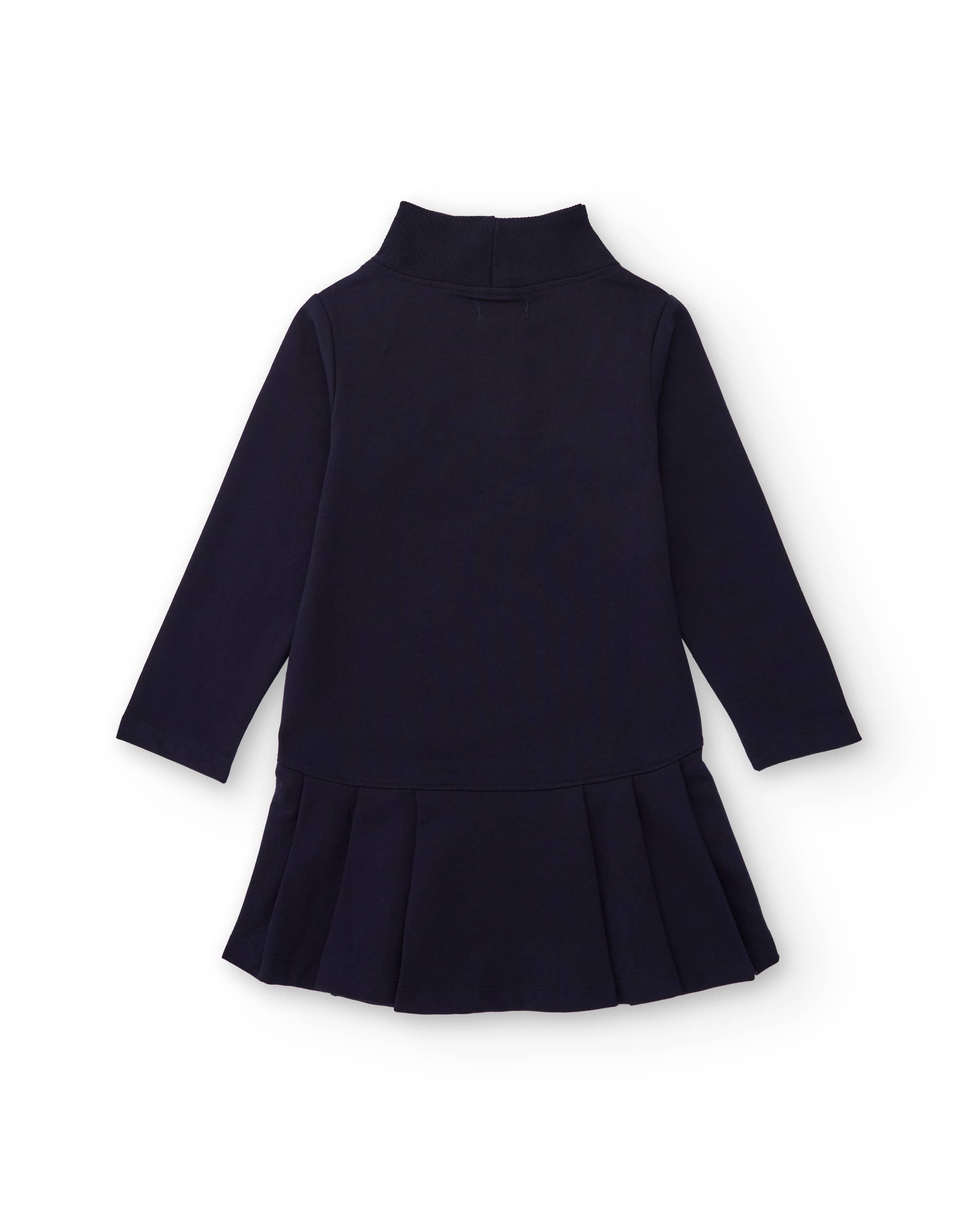 tuc tuc - Wholesale Dress - Kids - Girl's sporty dress in navy blue with front closure1