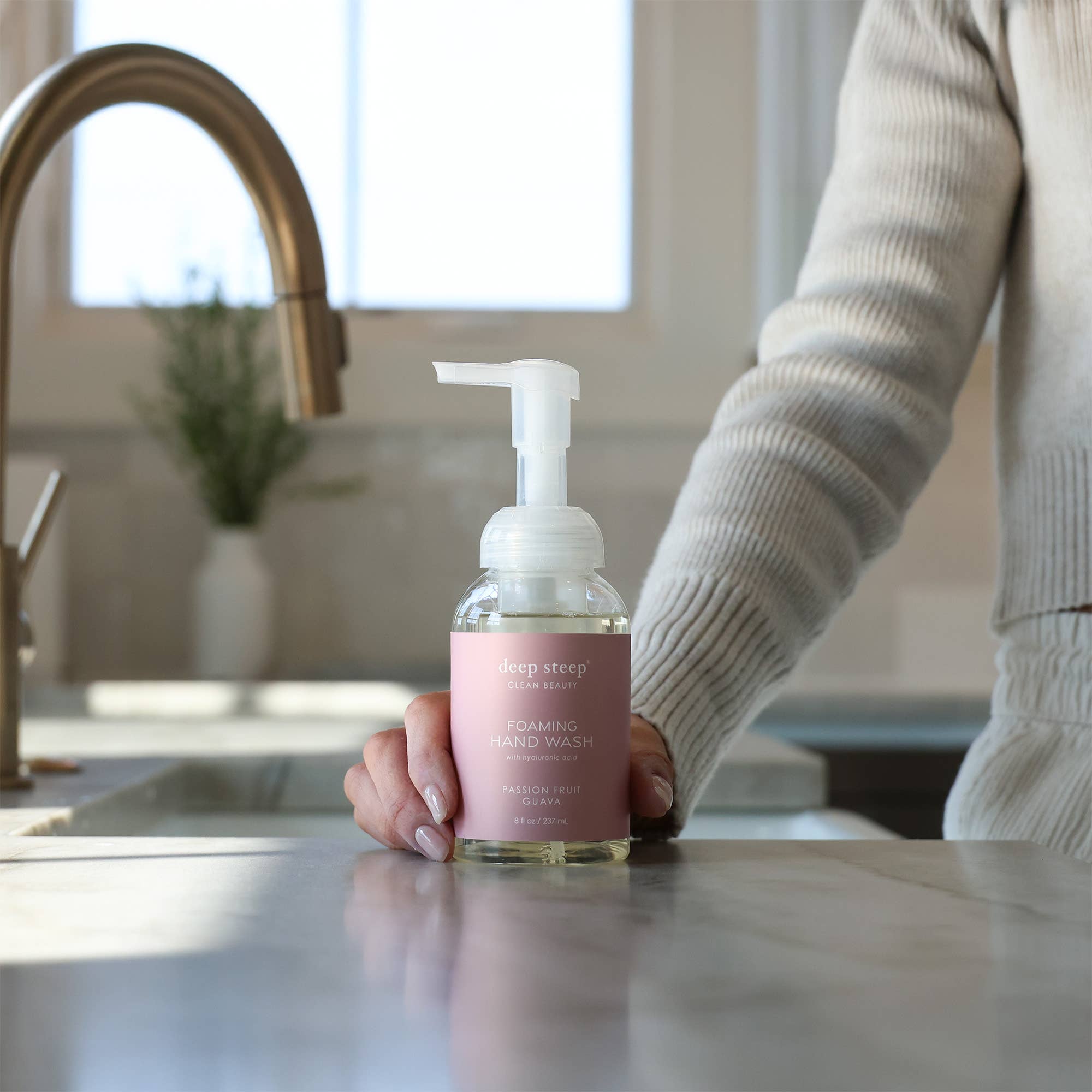 Deep Steep Clean Beauty - Wholesale Hand Soap/Wash - Foaming Hand Wash - Passion Fruit Guava 8oz1