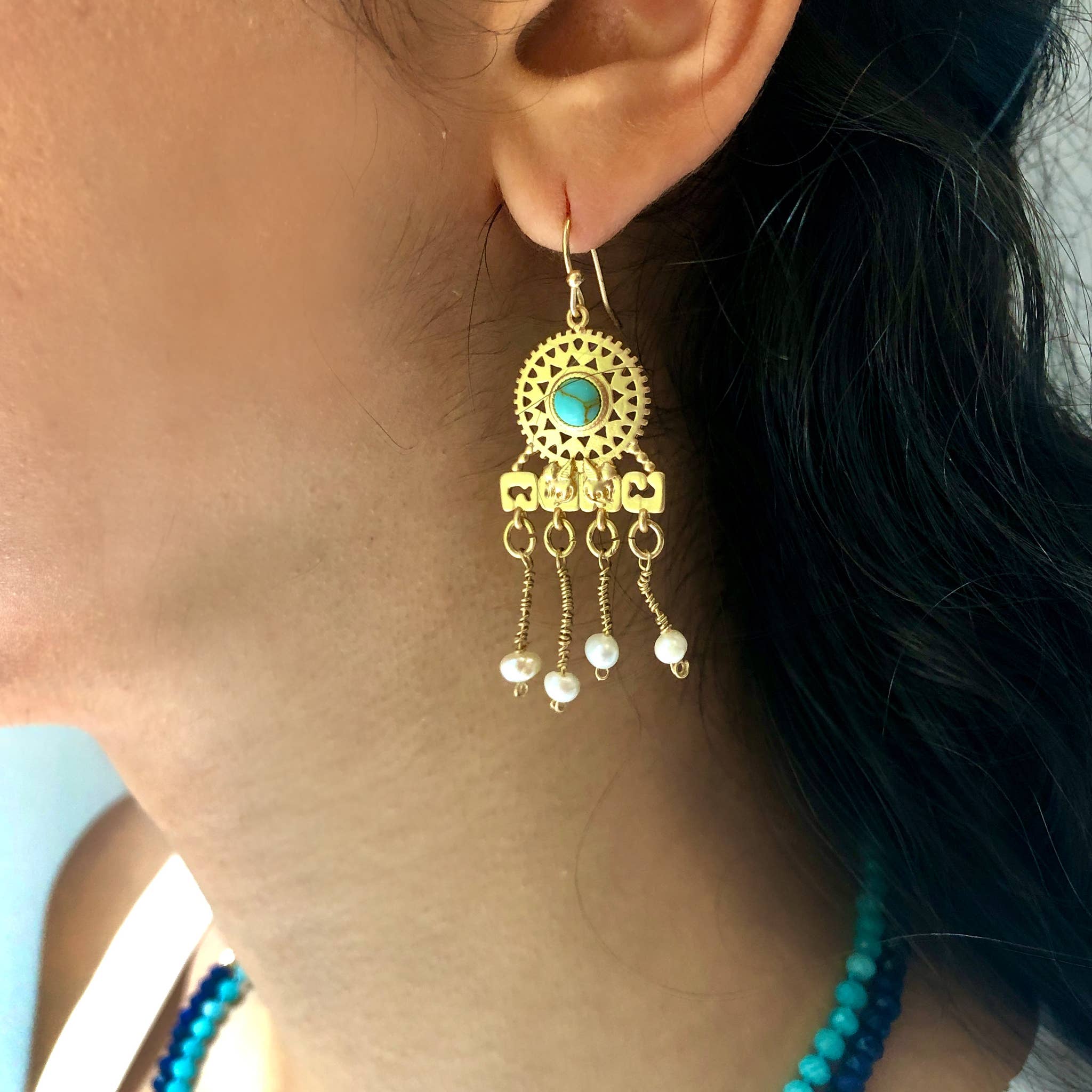 Memento Mori Designs NYC - Wholesale Dangle Earrings - Roman Earrings1