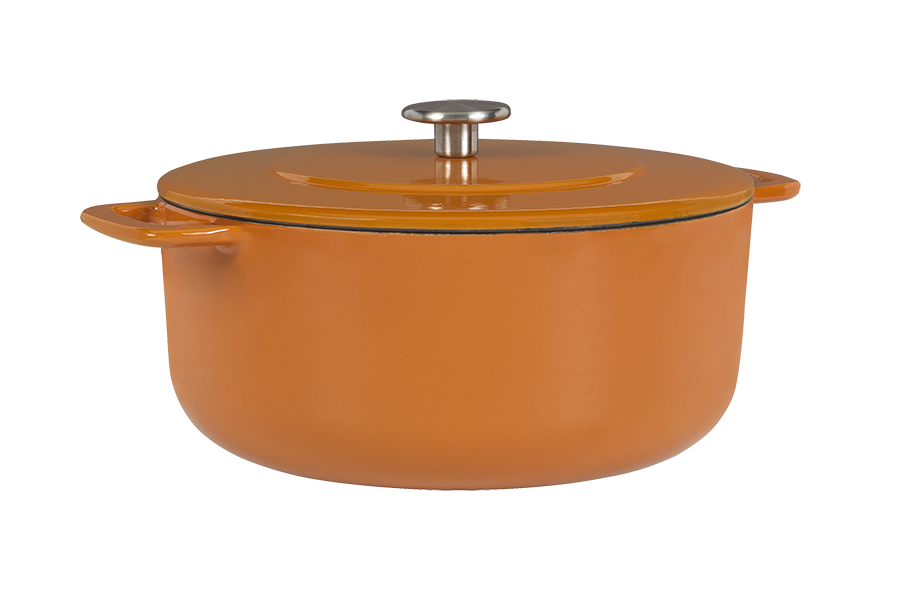 Combekk - Vente Marmites - Combekk Sous-Chef Cocotte en fonte orange 24 cm3