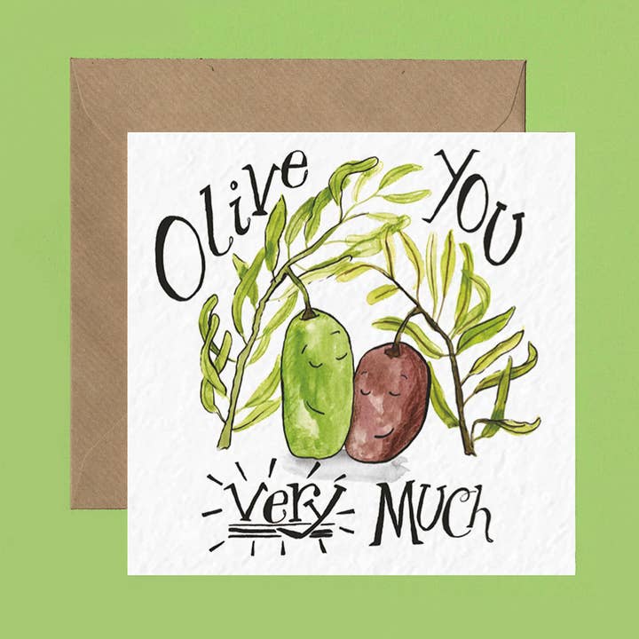 Olive You for wholesale by Half Pint Print