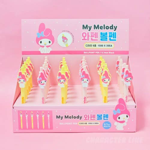 K-Wonderland - Wholesale Pen - Sanrio Characters Face Wapen Ball point pen 0.7mm- 30pcs BOX12