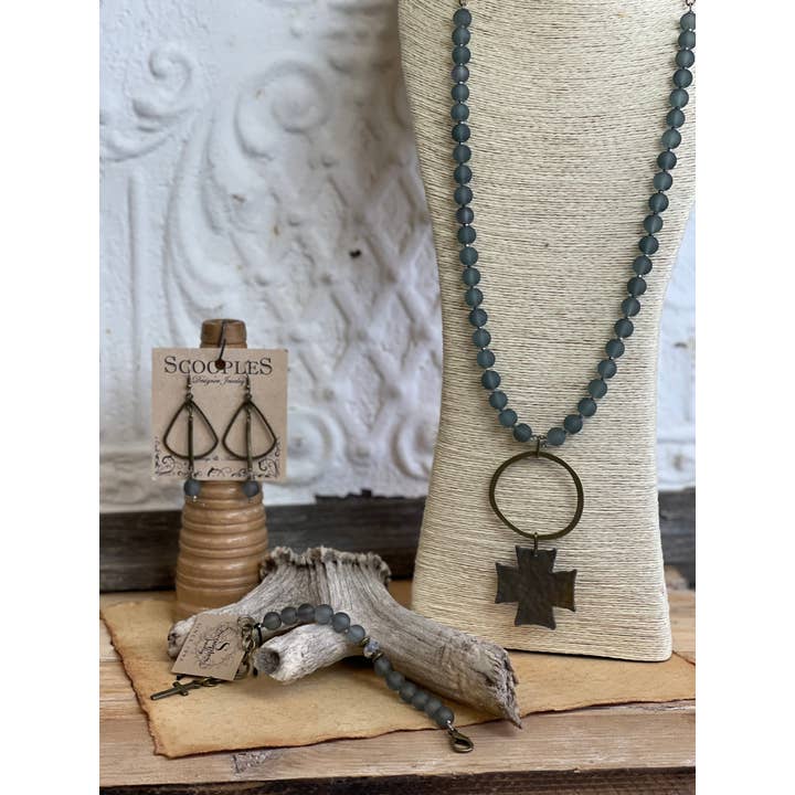 Scooples Jewelry - Venta al por mayor Pendientes de aro - Aro de Bar Ahumado2