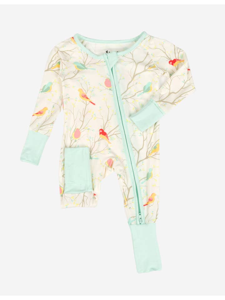 Leveret Pajamas - Wholesale Sleepsuit – Baby - Baby's Footed Bamboo Pajamas - Baby Pajamas - Bamboo10