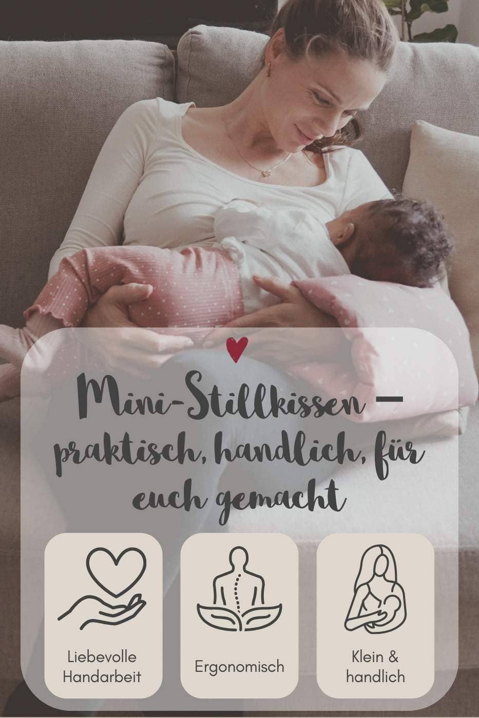 HOBEA-Germany GmbH - Wholesale Nursing Pillow/Pad - Maternity - Mini Nursing Pillow Waffelmuster mauve2