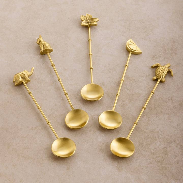 GAURI KOHLI – wholesale Table spoon (cutlery) – Amaelia Teaspoons, Set of 5