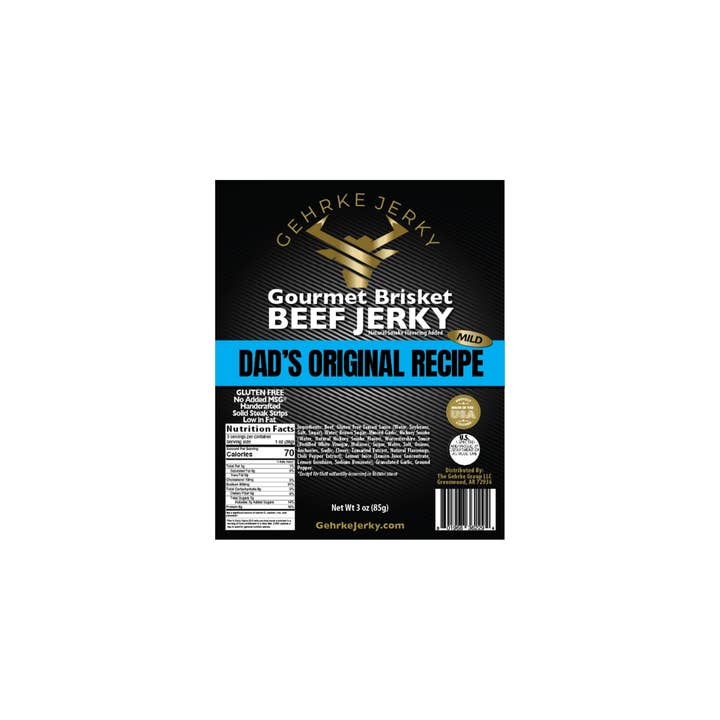 Gehrke Jerky Wholesale - Wholesale Jerky - Dad's Original Gourmet Beef Brisket Gourmet Gehrke Jerky1