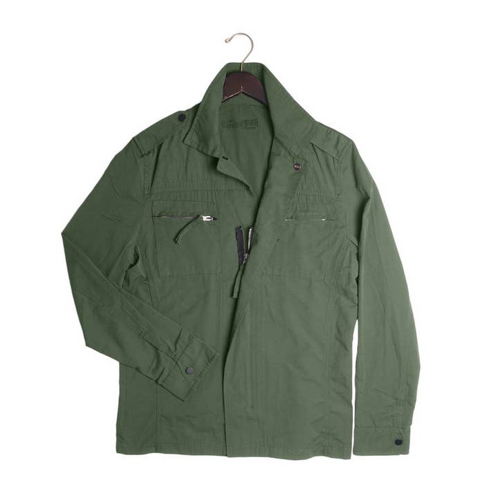 Virgoan Wish LLC - Wholesale Jacket - Men's - Chelsea Harbour Jacket | Olive & Lt Khaki3