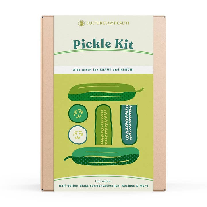 Pickle Kit (6 Count Case Pack) for wholesale by Cultures for Health