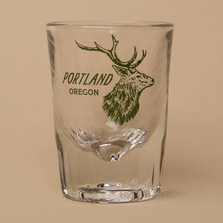 Portland Stag Shot Glass for wholesale by Tender Loving Empire