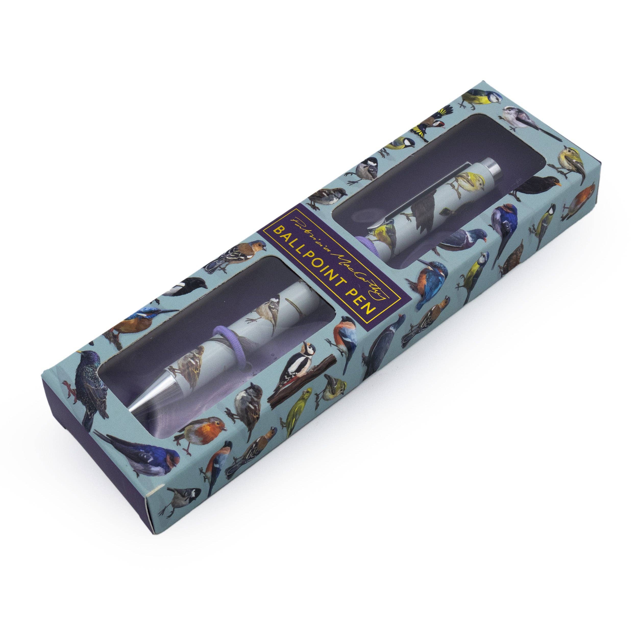 Robert Frederick Ltd – wholesale Pen – Birds Design Ballpoint Pen in Gift Box – Black Ink Twist Nib Pen – Beautiful Wildlife Bird Pattern Stationery Gift3