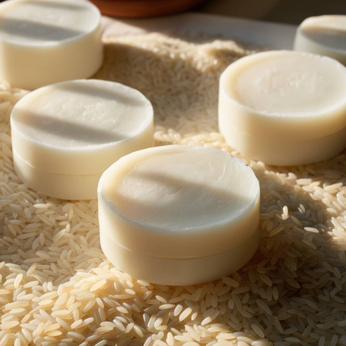 Beautique Goals - Vendita all'ingrosso Shampoo a saponetta/solido - Sapone shampoo al riso per crescita dei capelli e rimozione della forfora1