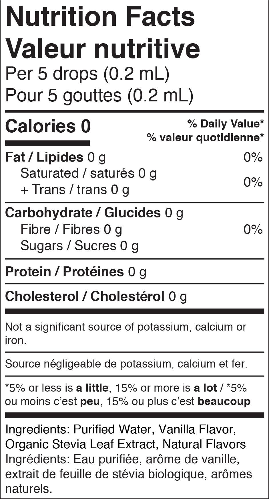 SweetLeaf® - Wholesale Sugar/Sweetener - Sweet Drops® Liquid Stevia Concentrate, Vanilla Creme, 2oz3