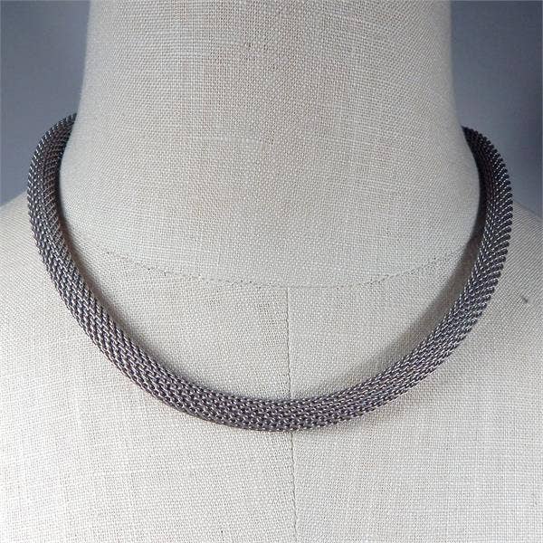 Sarah Cavender Metalworks - Wholesale Link & Chain Necklace - 16" Classic Milanese Mesh Single Strand Necklace1